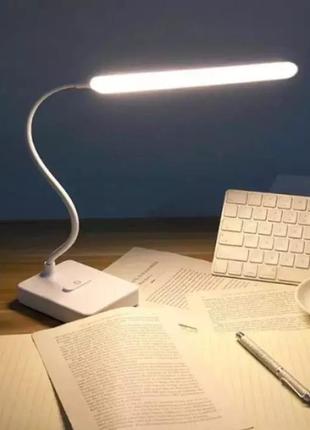 Настольная светодиодная led лампа светильник solink usb белая