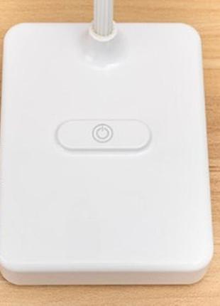 Настольная светодиодная led лампа светильник solink usb белая
