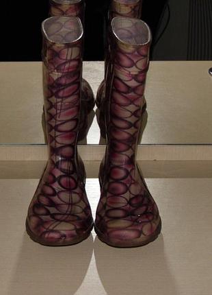 Сапоги силиконовые в горох -g&g - uk 7 eu27 стелька - 17 см - италия!!!