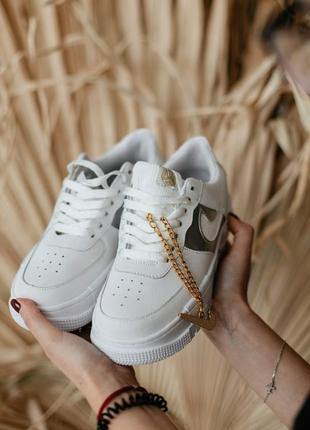 Кроссовки женские nike air force 1 low pixel summit white
найк