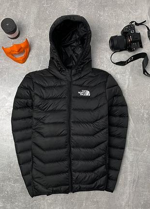 Чоловіча куртка the north face чорна на весну / осінь
