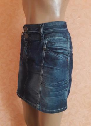 Стильная джинсовая юбка 2