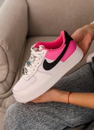 Кроссовки nike air force 1 low se white/pink