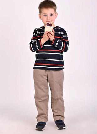 Брючки коттоновые для мальчиков bonprix капучино🟢🟠🔴🔵🟣