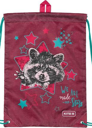 Сумка для обуви kite education fluffy racoon k19-600s-1