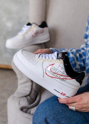 Кросівки nike air force 1 low script swoosh