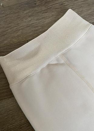 Очень тёплые колготки зимнее бежевые на флисе 150 200