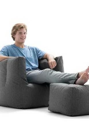 Комплект мебели люкс (кресло и пуф) tia-sport
