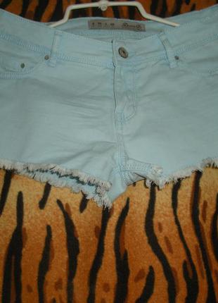 Шорти жіночі ніжно-блакитні р. 8"denim co",бангладеж.