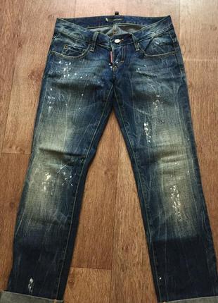 Джинсы бойфренды dsquared 2