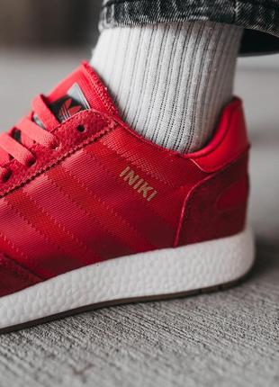 Кросівки жіночі adidas iniki red, кросівки жіночі3 фото