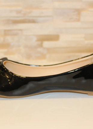 Балетки туфли женские черные т14433 фото