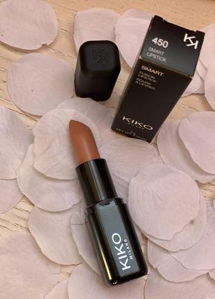 Помада для губ kiko milano smart fusion lipstick 450 hazel wood