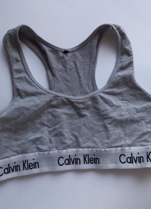 Топ спортивный бюст коттоновый лиф calvin klein m ♥ 75b 75c 75d 80a 80b 85a