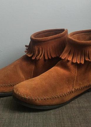 Ботиночки 5 /35 р. 22 см minnetonka