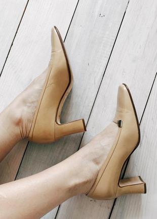 Кожаные туфли via veneto