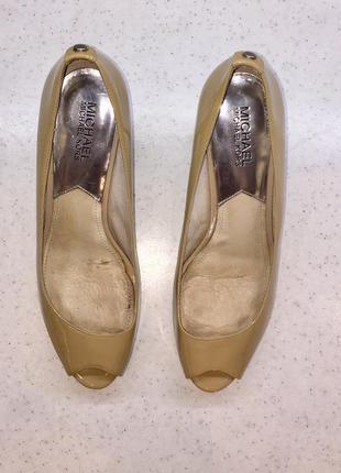 Брендовые туфли лодочки michael kors {оригинал} р. 8м наш 38-39.2 фото