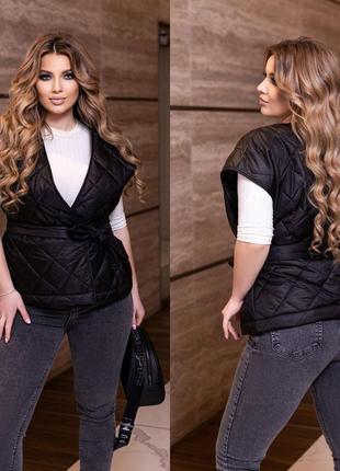 Удобная женская жилетка - кимоно