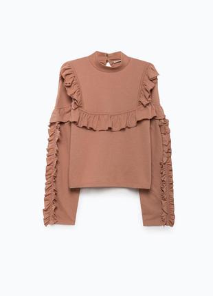 Нереальний трендовий світшот з рюшами від lefties (lft)