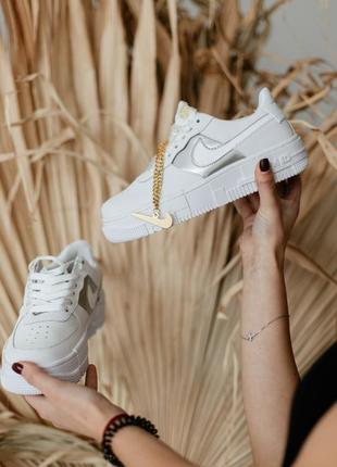 Кросівки nike air force 1 low pixel summit white кроссовки