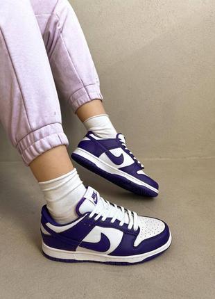 Кроссовки кросівки nike dunk low purple  кросівки