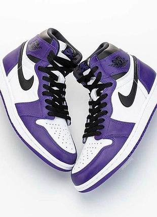 Кросівки 1 retro purple кросівки 2