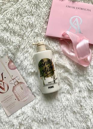 Лосьйон для тіла медовий honey lotion pink victoria's secret вікторія сікрет