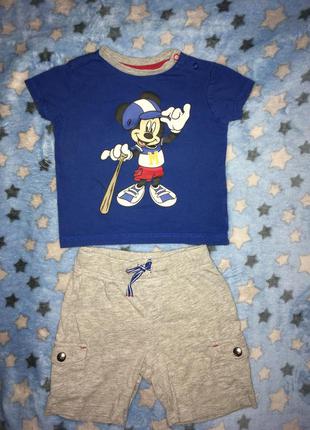 Набір футболка і шорти disney для хлопчика