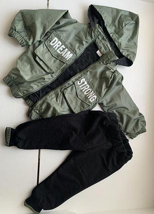 Комплект,костюм,набір,весняна куртка.