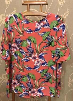 Нереально красивая и стильная брендовая блузка большого размера в цветах 19.