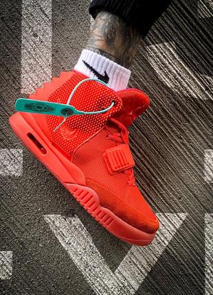 Чоловічі кросівки nike air yeezy 2 sp red знижка sale