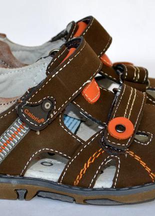 Кожаные босоножки для мальчика calorie 21-26