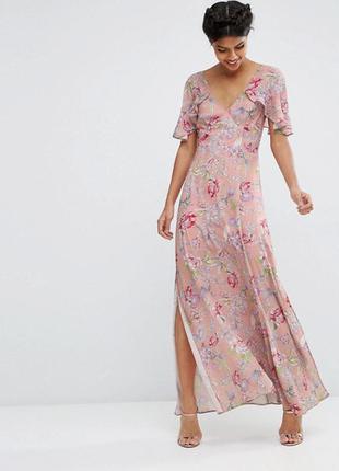 Романтичне плаття asos на xs-s