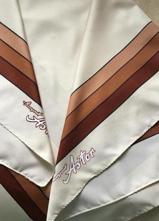Винтажный  платок margaret astor для изысканных женщин ручной шов5 фото