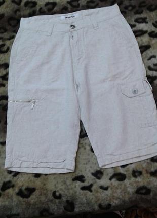 Шорты льняные wampum jeans