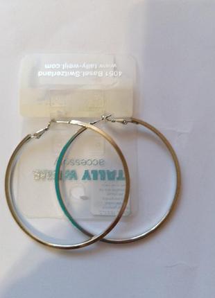 Серьги кольца tally weijl