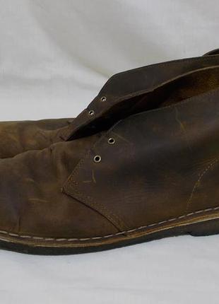 Черевики дезерти коричневі нубук 'clarks originals' 'desert boot' 49-50р