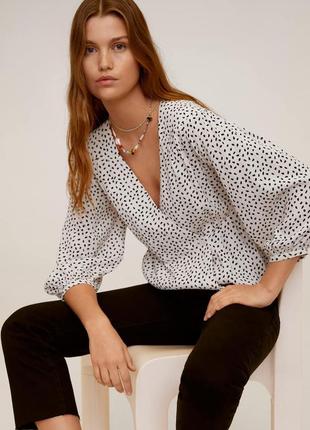 Шикарная блуза от mango,p. xl7 фото