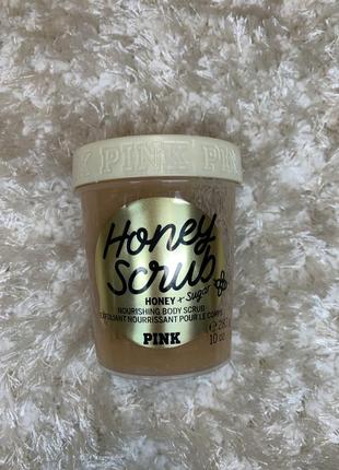 Набор лосьон скраб honey lotion honey scrub pink victoria’s secret виктория сикрет5 фото