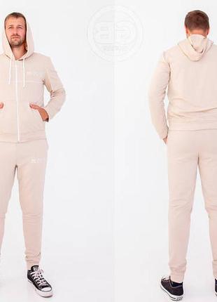 Чоловічий спортивний костюм з двухнити турецького виробництва весна-осінь