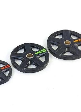 Набор полиуретановых олимпийских дисков (блинов) 100 кг ta-5335