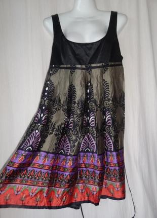 Платье летнее single dress шелк натуральный