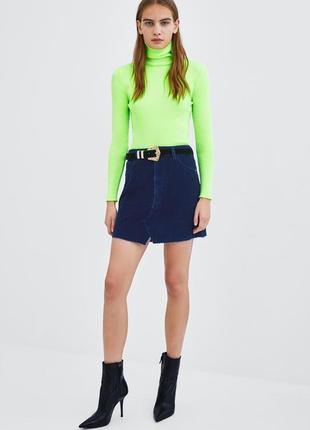 Вельветовая мини юбка от zara