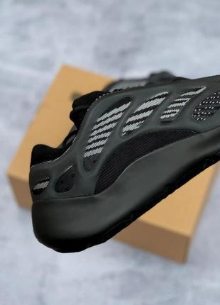 Круті стильні кросівки adidas yeezy 700 v3 black azael арт65426 фото