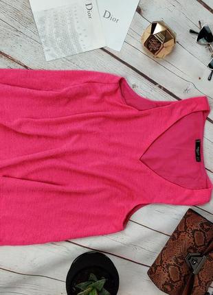 Розовая блуза майка фуксия  mango3 фото