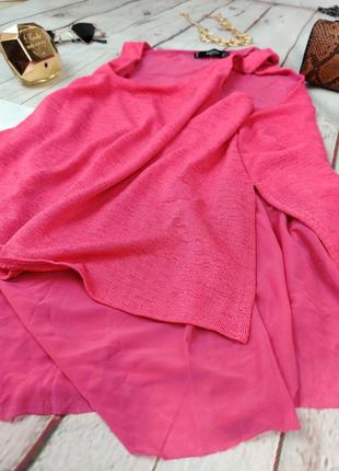 Розовая блуза майка фуксия  mango5 фото