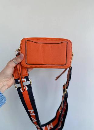 Женская сумка в стиле marc jacobs mini orange.женская сумочка с длинной ручкой