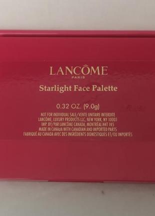 Рум'яна хайлайтер бронзатор lancome starlight face palette, 9,0 гр.3 фото