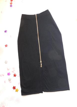 Костюми  ⛔✅ юбка миди с золотистым замочком2 фото