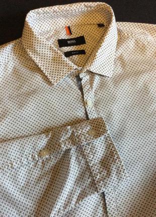 Чоловіча сорочка boss hugo boss оригінал розмір m